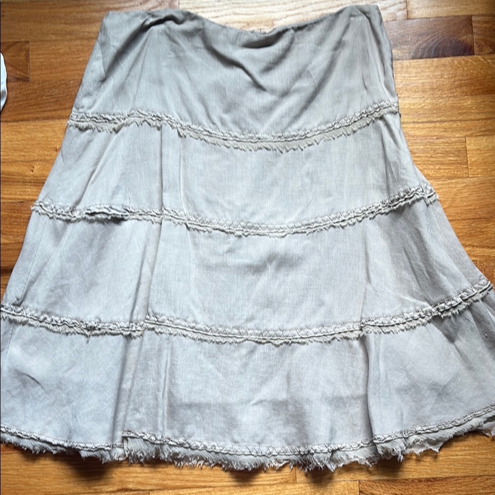 Elegant Gray Women's Skirt